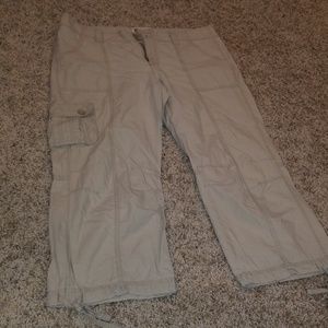 New Cream Khaki capris